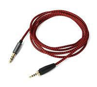 ZEZEFUFU 120CM Audio Nylon Headphone Cable Replacement for Sennheiser Urbanite Headset Accessories