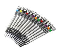 ZEZEFUFU 13PCs Metal 0.6-2.0mm 90mm Long Screwdrivers Professional Slotted Cross Screwdriver Kit Repair Tools for Watchmakers Watch