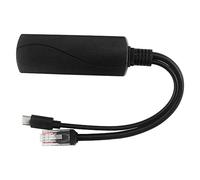 ZEZEFUFU Active PoE Splitter RJ45 Male IEEE802.3af/at Power Over Ethernet for Raspberry Pi 4 4B