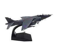 ZEZEFUFU Alloy Fighter Military Model Diecast Plane Model 1/72 Scale UK Air Force 1982 Sea Harrier Jet Fighter Plane Model with Display Stand