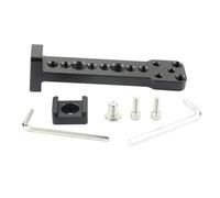ZEZEFUFU Aluminum Alloy Mounting Plate with 1/4", 3/8" Hole and Hot Shoe Mount for DJI Ronin S Handheld Gimbal