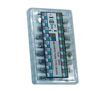ZEZEFUFU Stainless Steel 9 Sizes Chronograph Button Drive in Watch Pusher Flat Head Push Type Crown Replacement Parts 54PCS Set