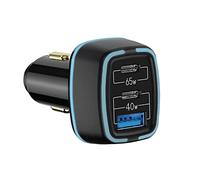 ZEZEFUFU USB Type C Fast Charger Car Charger Adapter 105W PD 65W Super Fast Charging Car Phone Charger Adapter
