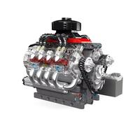 ZEZEFUFU V8 Engine Motor Engineering Model Engineering Model Building Block Toy Creative Engine Building Kit
