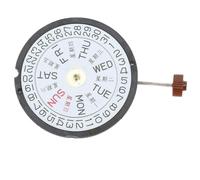 ZEZEFUFU Watch Dual Calendar Quartz Movement Date at 3H Replacement for Swiss for Ronda for Lambda 517