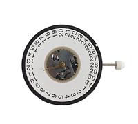 ZEZEFUFU White Dial Quartz Movement Date at 3 Watches Repair Parts for ISA (2334/1035)