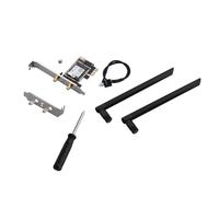 ZEZEFUFU WiFi Card WiFi 6E AX210 PCI-E Bluetooth 5.3 Adapter Card for PC, Tri-Band AX210 Wireless Adapter