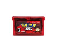 ZEZHE Pokemon Ultra Purple Version Gameboy Advance GBA Multi Colours Classic Game Accessories NDSL GB GB C GBM GBA SP (Ruby)