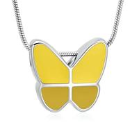 ZEZILE Butterfly Cremation Jewellery Butterfly Necklaces Urn Neckalce for Ashes for Women Ashes Keepsake Pendant Memorial Ash Jewelry