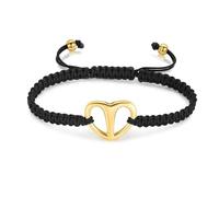 ZEZILE Cremation Bracelet for Ashes Heart Urn Bracelet Adjustable Weave Keepsake Memorial Urn Jewelry for Women Men Ashes Bracelet Gift