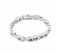 ZEZILE Cremation Bracelet for Ashes Stainless Steel Link Bangle Memorial Loved Ones Jewelry Funeral Keepsake Gift for Men Women