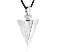ZEZILE Cremation Jewelry For Ashes Stainless Steel Urn Pendant Necklace For Mens Boys Memorial Keepsake Ash Jewelry Gift