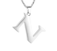 ZEZILE Cremation Jewelry Letter A~Z Urn Necklace for Ashes Holder Keepsake Memorial Jewelry for Loved One