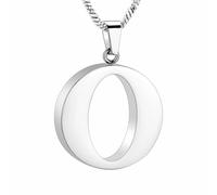 ZEZILE Cremation Jewelry Letter A~Z Urn Necklace for Ashes Holder Keepsake Memorial Jewelry for Loved One