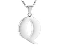 ZEZILE Cremation Jewelry Letter A~Z Urn Necklace for Ashes Holder Keepsake Memorial Loved One