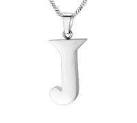 ZEZILE Cremation Jewelry Letter A~Z Urn Necklace for Ashes Holder Keepsake Memorial Loved One