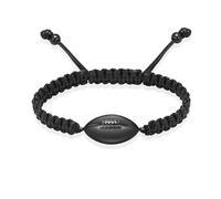 ZEZILE Cremation Jewelry Rugby Urn Bracelet for Ashes Stainless Steel Ashes Pendant Adjustable Keepsake Memorial Bracelet for Women Men