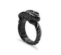 ZEZILE Cremation Urn Ring For Ashes Stainless Steel Memorial Jewelry Loved Ones Ash Holder Keepsake Rings For Men Women Gifts