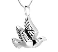 ZEZILE Memorial Jewelley Cremation Jewelry for Pet Ashes Carrying on A Flower