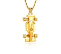 ZEZILE Men Cremation Jeweley Car Urn Necklace for Ashes for Women Men Car Memorial Ashes Keepsake Necklace of Loved One