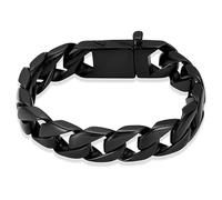 ZEZILE Men Cremation Jewelry 316L Stainless Steel Chain Bracelet Different Color Memorial Urn Bangle Hold Ashes