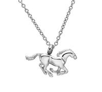 ZEZILE Stainless Steel Urn Pendant for Human Ashes - Cremation Necklace, Memorial Jewelry to Keep Loved Ones Close