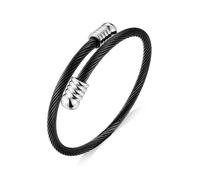 ZEZILE Urn Bracelet for Ashes Cremation Bracelet for Ashes for Men Women Memorial Ashes Bracelet Filling at Both Ends