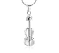 ZEZILE Urn Necklace for Ashes Keepsake Memorial Musical Instrument Ashes Jewelry for Loved One
