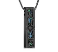 ZEZILE Urn Necklaces for Cremation Jewelry Stainless Steel Ashes Pendant Keepsake Memorial for Jewelry for Women