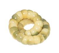 ZEZUT Natural Bodhi Seeds Beaded Bracelets, Zen Fidget Stretch Bracelet Alleviate Anxiety Stress, Protection Healing Bodhi Bracelet with Gift Box for Women Men, L, no gemstone