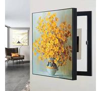 ZFDGHF Breaker Box Cover Decorativ Covering Hide Electrical Panel Indoor Vertical Circuit Boxes Switch Wall Painting Wall-Mounted Meter Box(A,50X70CM)