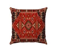 ZFENGYYUAN Bohemian Style Throw Pillow Covers 45 x 45cm Square Decorative Cushion Covers Exotic Abstract Vintage Pillowcases for Sofa Couch Living Room Bedroom Outdoor Home Office Decor two sides