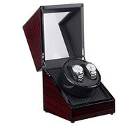 ZFF Double Automatic Watch Winder Box Wooden Luxury Piano Paint Storage Case Wrist Watches Quiet Motor