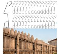 ZFFAFUR Fence Panel Wedges, 50 Pcs Panel Clips, Fence Wedges to Stop Rattling and Banging, Durable Stainless Steel Grips for 12 Fences, Wedges to Stop Bangin and Rattling
