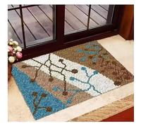 ZFFLYH Latch Hook Kits for Adults, Atom DIY Crochet Yarn Rugs Tapestry Hooking Needlework Crafts Arts Kit, Color Preprinted Pattern Embroidery for Home Decor Festival Gift, 20X15inch