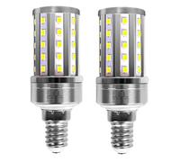 ZFFOZZ 2pcs E27/E14 Small Lamp, AC85-265V 7W/10W, Warm White Tri-Colour Changing Light, Household Pendant Bulb Household Lamp(Silver E14-7W,Neutral)