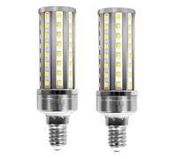 ZFFOZZ 2pcs E27/E14 Small Lamp, AC85-265V 7W/10W, Warm White Tri-Colour Changing Light, Household Pendant Bulb Household Lamp(Silver E14-10W,Neutral)