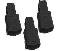 ZFFOZZ 3 Pack CS M4 Quick-Pull Mag Sleeve, Non-Slip Drop-resistant Rubber Tactical Cover for 7.62/5.56/9mm Mags(Black,9mm)