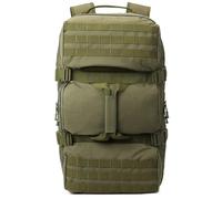 ZFFOZZ 36-55L Tactical Military Backpack Gear Sport Outdoor Assault Pack Rucksack Bag MOLLE Duffel For Hunting Camping Trekking Travel(Green)