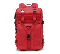 ZFFOZZ 36L-55L Tactical Backpacks, removable Military Backpack anti-pressure Assault Pack ventilated Outdoor Molle Bag Waterproof Hiking Rucksack(Red)