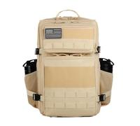 ZFFOZZ 45L Military Tactical Backpacks Molle Army Assault Pack Bug Out Bag Hiking Treeking Rucksack Large Capacity Backpack Backpack(Off-white)