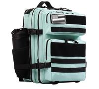 ZFFOZZ 45L Military Tactical Backpacks Molle Army Assault Pack Bug Out Bag Hiking Treeking Rucksack Large Capacity Backpack Backpack(Mint green)