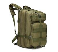 ZFFOZZ 45LMilitary Tactical Backpack, waterproof ventilated Large Army removable 3 Day Assault Pack Molle Bag Rucksack Hiking Camping(Green)