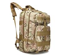 ZFFOZZ 45LMilitary Tactical Backpack, waterproof ventilated Large Army removable 3 Day Assault Pack Molle Bag Rucksack Hiking Camping(Cp)