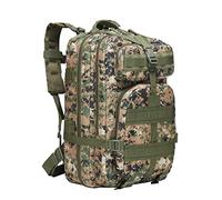 ZFFOZZ 45LMilitary Tactical Backpack, waterproof ventilated Large Army removable 3 Day Assault Pack Molle Bag Rucksack Hiking Camping(Jungle Digital)