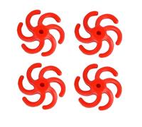 ZFFOZZ 4pcs Bowstring Stabilizer Rubber Compound Bow Shooting Damper, Archery Bow And Arrow Archery String Reduce Vibration Accessories(Red)