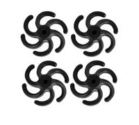 ZFFOZZ 4pcs Bowstring Stabilizer Rubber Compound Bow Shooting Damper, Archery Bow And Arrow Archery String Reduce Vibration Accessories(Black)