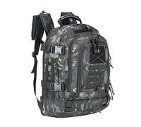 ZFFOZZ 55L Tactical Backpack Military Army Daypack Assault Pack for Men Molle Backpacks Bug Out Bag Pack for Hiking Camping Travel(Blackcp)
