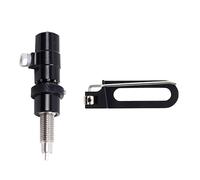 ZFFOZZ Archery Side Cushion Aluminum Alloy Built in Spring Piston Archery Cushion Plunger for Recurve Bow Accessories(Black)