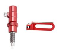 ZFFOZZ Archery Side Cushion Aluminum Alloy Built in Spring Piston Archery Cushion Plunger for Recurve Bow Accessories(Red)